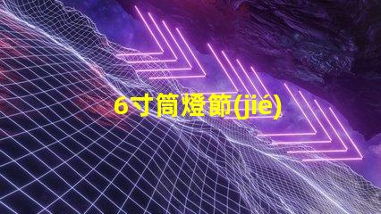 6寸筒燈節(jié)能高效照明解決方案