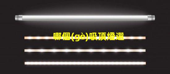 哪個(gè)吸頂燈選擇高效節(jié)能的完美照明解決方案