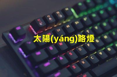 太陽(yáng)路燈提升城市照明可持續(xù)性的智能選擇
