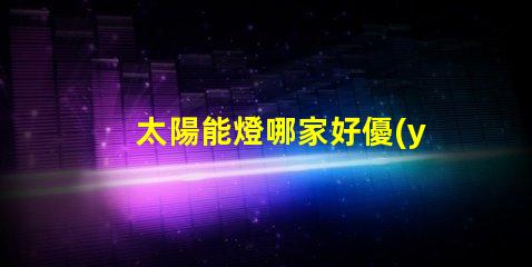 太陽能燈哪家好優(yōu)質(zhì)品牌比較與選擇指南