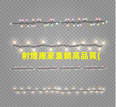 射燈廠家直銷高品質(zhì)照明解決方案的最佳選擇嗎