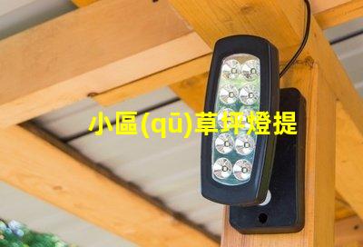 小區(qū)草坪燈提升居住品質的照明選擇