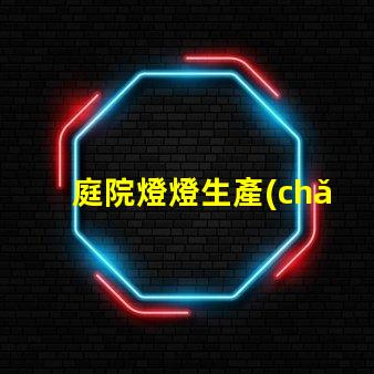 庭院燈燈生產(chǎn)廠家探索優(yōu)質(zhì)庭院燈的最佳選擇