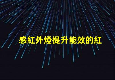 感紅外燈提升能效的紅外燈應(yīng)用探索