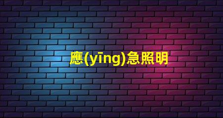 應(yīng)急照明燈緊急情況下的安全照明解決方案