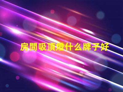 房間吸頂燈什么牌子好優(yōu)質(zhì)吸頂燈品牌推薦與評測