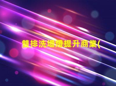 雙排洗墻燈提升商業(yè)空間氛圍的照明解決方案