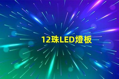12珠LED燈板