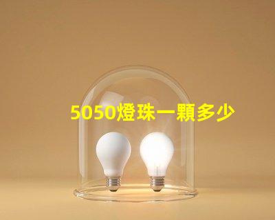 5050燈珠一顆多少瓦？
