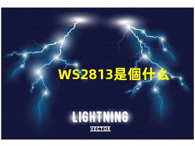 WS2813是個什么玩意？