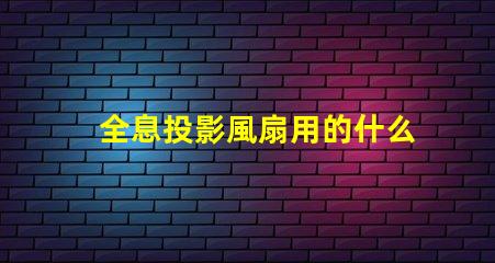 全息投影風扇用的什么燈珠