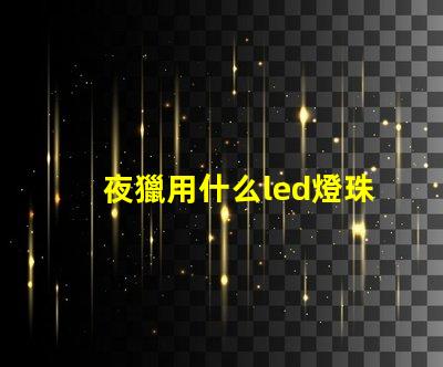 夜獵用什么led燈珠好