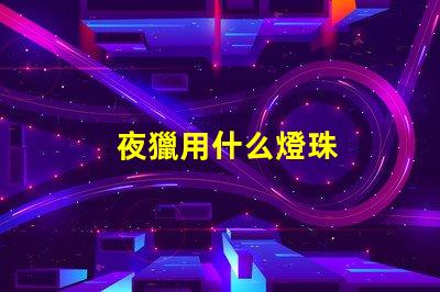 夜獵用什么燈珠