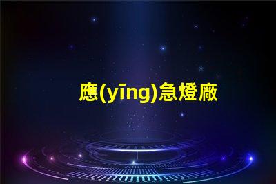 應(yīng)急燈廠家（如何選擇可靠的應(yīng)急燈廠家）