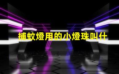 捕蚊燈用的小燈珠叫什么名