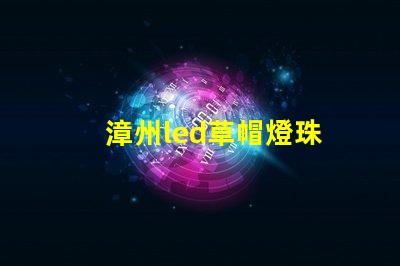 漳州led草帽燈珠