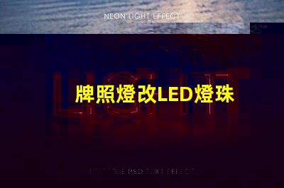 牌照燈改LED燈珠
