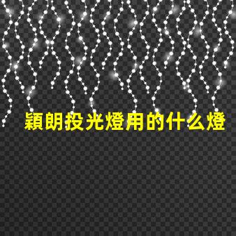 穎朗投光燈用的什么燈珠