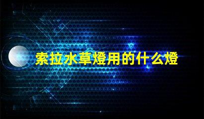 索拉水草燈用的什么燈珠