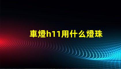 車燈h11用什么燈珠