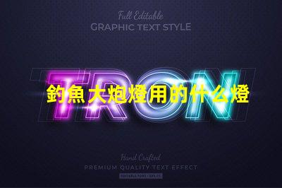 釣魚大炮燈用的什么燈珠