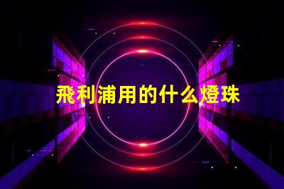 飛利浦用的什么燈珠